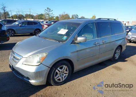 2006 Honda Odyssey Ex-L из США, поврежденный, VIN 5FNRL38776B048638